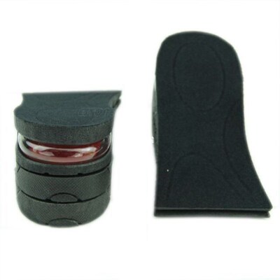 3-layer 6cm hkeight increase insole shoes   cushion invisi