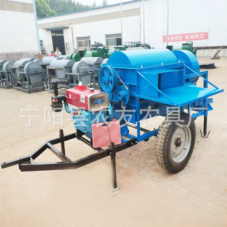 射阳县水稻芋子脱粒机90型800-1200KG/H稻麦脱粒机贵州打豆子机