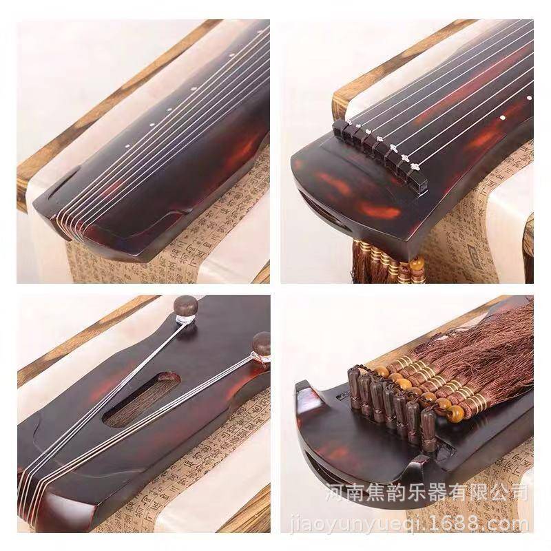 焦奏韵琴2019新款羲桐木朱砂伏羲仲伏仲尼初级练习专业演七弦古古