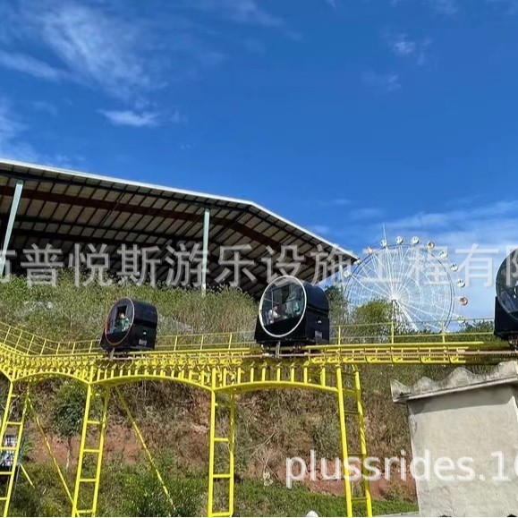 景区爬坡轨道车解决输送游客上山  6座 坡度：25度-50度 登山火车