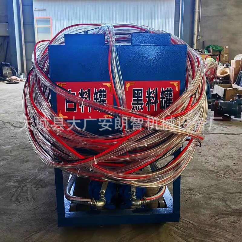 冷库发泡 聚氨酯外墙小型发泡剂黑白料保温喷涂机发