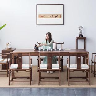新中式 烧水壶嵌入式 茶台一体实木茶桌家用茶具茶台一整套装