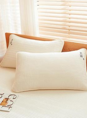 202三4新款大纤豆夹38245棉床笠单件秋冬床垫保护罩防尘床套件维