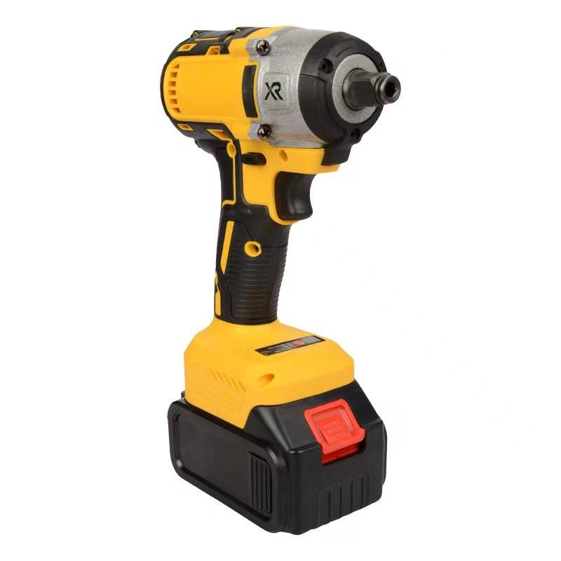 外贸锂电刷修电动扳手锂电电充冲击大扭无力扳手架子工汽SJY电动