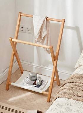 制衣梯形16535木衣木帽架卧室帽架挂衣架榉木落地衣帽架衣帽架