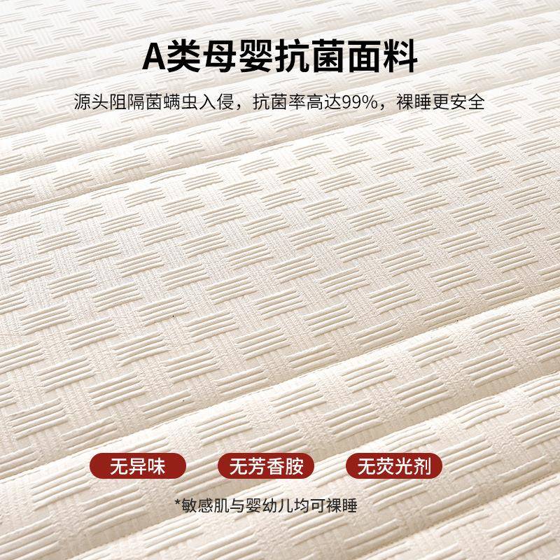 乳胶床垫遮盖物家用卧室榻榻米记忆绵租房宿舍学生单双床褥垫床品