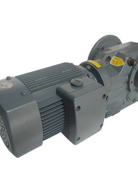 R37斜齿轮KA47硬齿面减速电机S67伞齿减速机F57平行轴减速马达