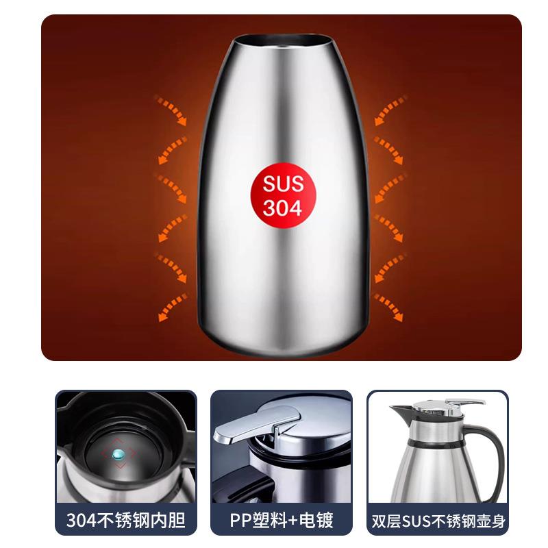 助乐保温厂瓶304不锈钢内胆L便携式把手大容量保QRW温家壶3家直供