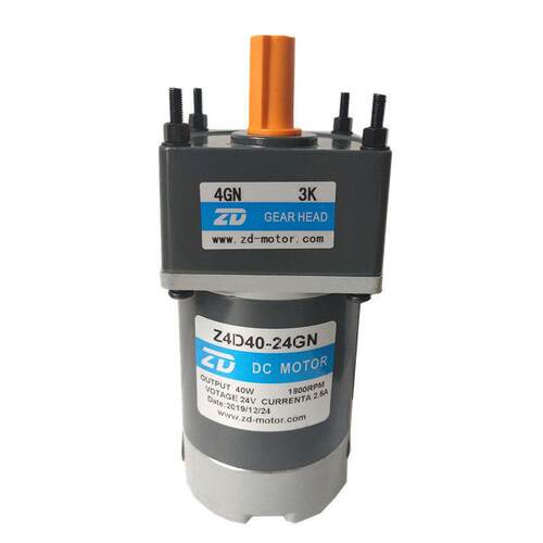 ZD40W12V/24VZ4D40-24GN-18S/4GN3直流速电机速比可选