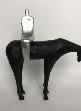 NA54树脂艺马人坐物摆工件创意个性品家居饰品简约桌面装混批