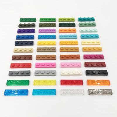 兼容乐高3710小颗粒基础件1x4矮板砖益智拼装积木MOC零件配件