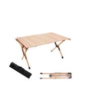 实木蛋卷桌榉木蛋卷桌松木蛋卷桌可折叠露营桌茶几摆摊野餐桌