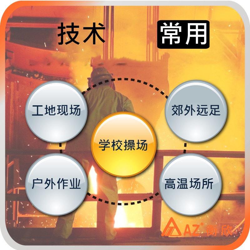 台湾衡欣AZ87785专业黑球温度计风速计WBGT记录仪热中暑温湿度计