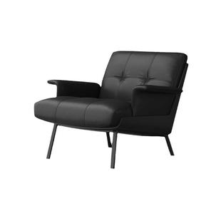 意式轻奢DaiKi单人沙发椅极简设计师客厅阳台北欧洽谈酒店休闲椅