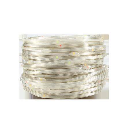 24V低压皮线灯串户外防水太阳能庭院街道露营装饰氛围装饰LED灯串