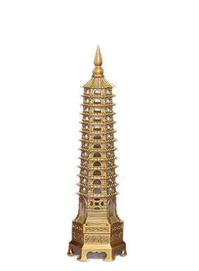 黄铜压铸文昌塔铜塔礼品铜器摆件