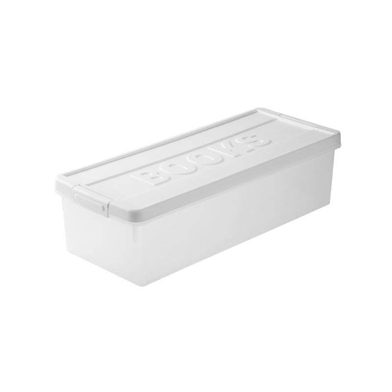 书本图书收纳箱图书馆带盖收纳盒橱柜卡扣式杂物零食玩具收纳箱,收纳整理,首饰盒,淘宝优惠券,粉丝福利购,淘宝优惠卷