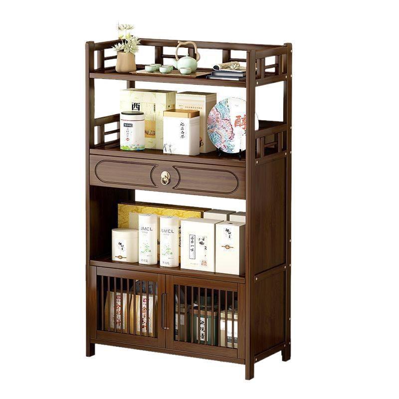 新型茶水柜博古架公室茶柜置物架家用茶叶柜茶台柜收纳储物柜