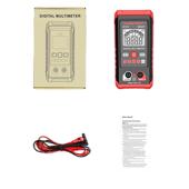 华博HT123迷你万用表电工维修数显万能表智能防烧家用数字万用表