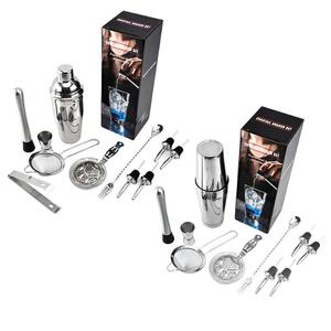 现货不锈钢鸡尾酒调酒器波士顿雪克杯熊掌滤冰器调酒工具套装