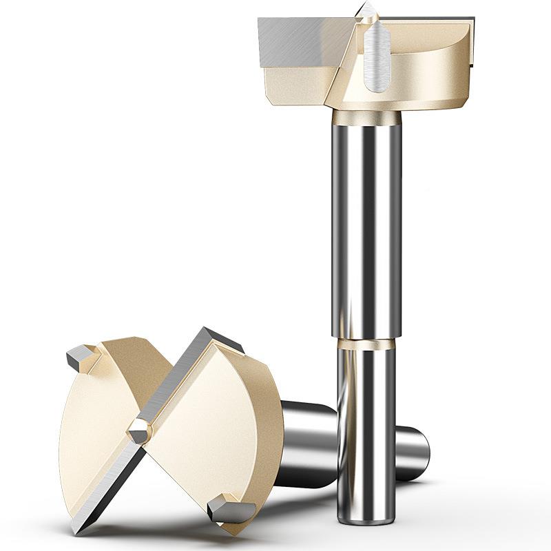 沪钻豪木工开孔器硬实木圆形锁铰HJW链多功能扩孔孔头木板木打孔