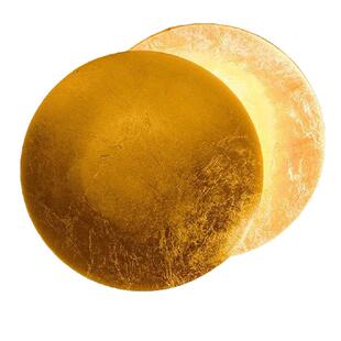 LED日食月食卧室壁灯过道北欧轻奢现代可旋转床头铁艺楼梯灯