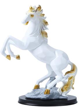 现代艺术马生肖马工艺品摆件家居客厅玄关办公室酒柜电视柜装饰品