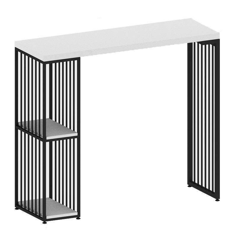 靠墙吧台桌家用客厅高脚桌简约酒吧餐桌奶茶店桌椅组合长条桌窄桌