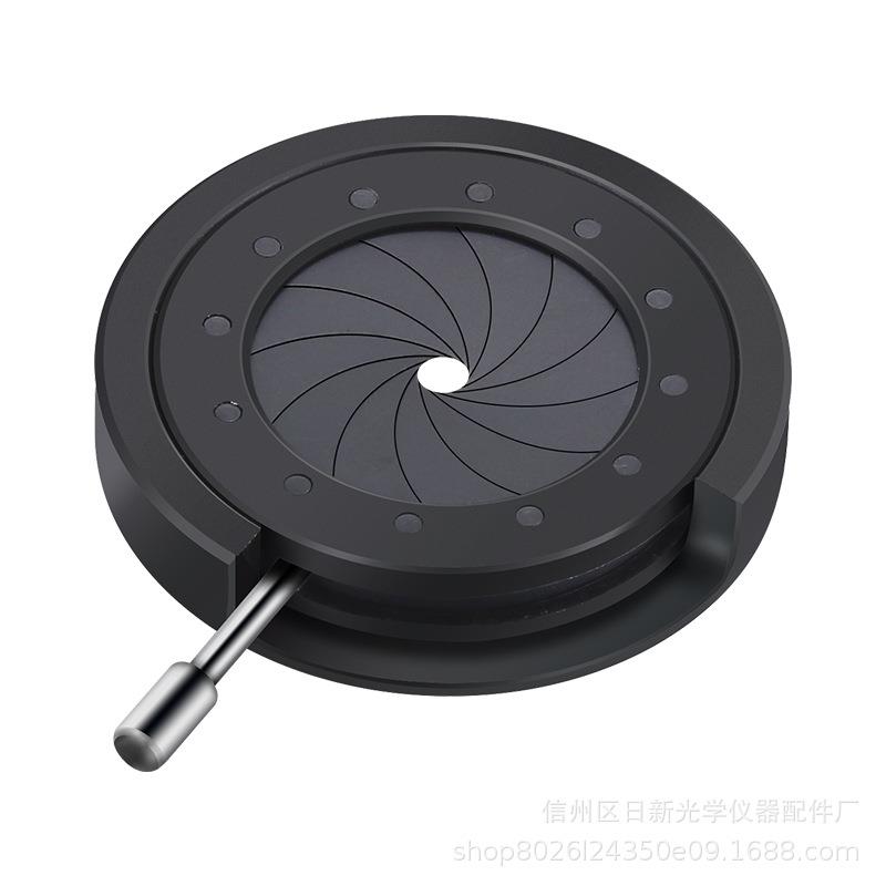 光圈模组一体光阑可调光阑SK20可变光圈光阑座放大缩小1-20MM