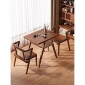 阳台实木小桌椅三件套一桌二椅休闲喝茶桌椅组合小户型网红藤桌子