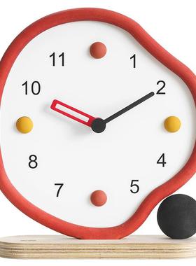 wozoom客厅桌面摆件饰品酒柜电视柜玄关装饰品卧室创意座钟