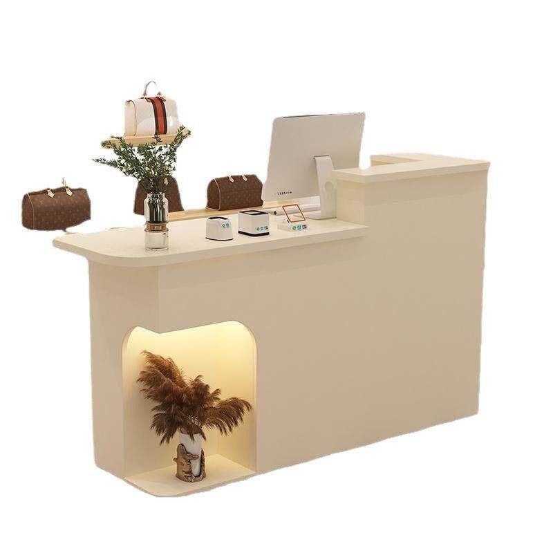 收银台容院吧台桌接待台柜台服装店女装店铺小型简约现代美前台桌