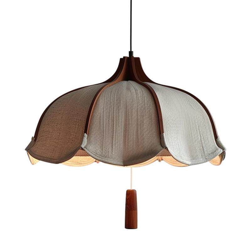 实木中古布艺吊灯花影法式餐桌灯侘寂风复古主卧室餐厅灯具casagd,家装灯饰光源,智能吊灯,淘宝优惠券,粉丝福利购,淘宝优惠卷