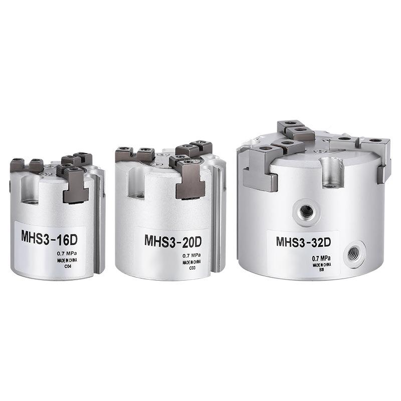 SMC型二爪爪三爪四气动MHS手指爪夹气缸2/3/4-16D20D25D2D40D633D