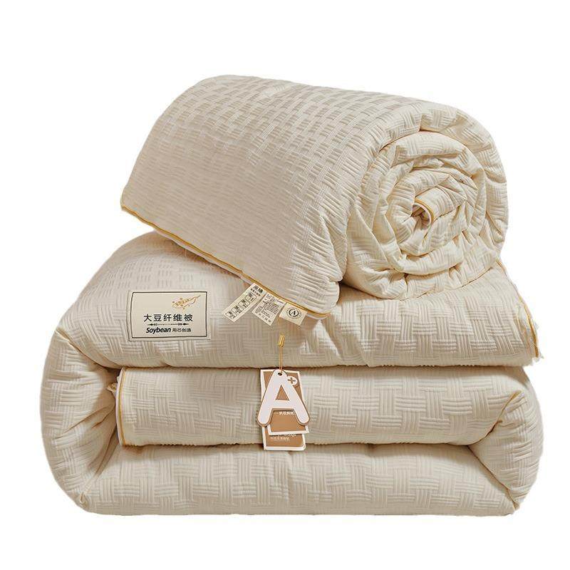 提花华夫格大豆纤维被芯加厚保暖大豆子母被春秋被冬被子,床上用品,化纤被,淘宝优惠券,粉丝福利购,淘宝优惠卷