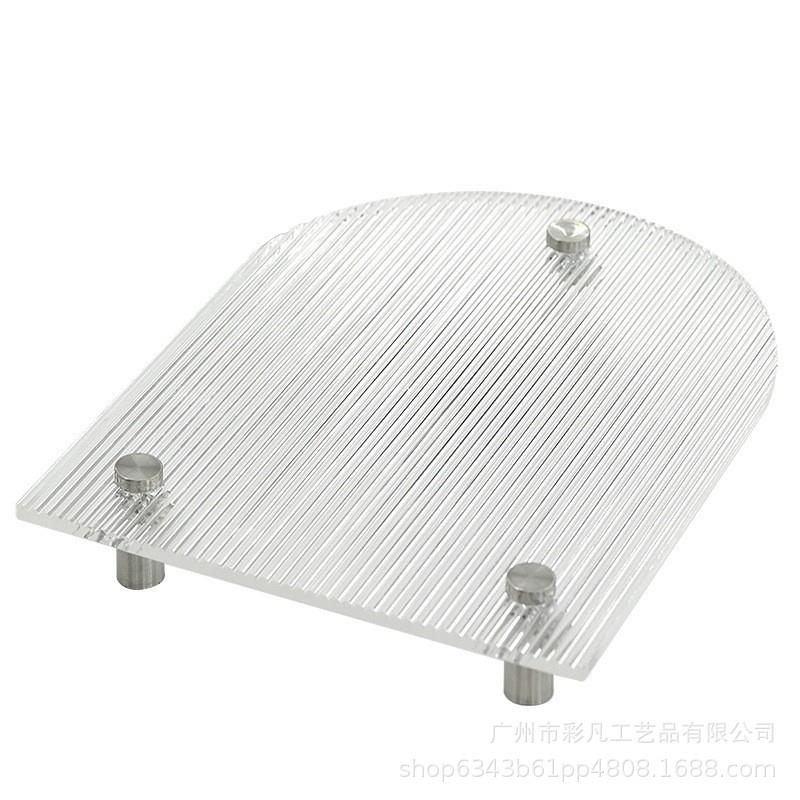 克咖EVT啡托亚盘简盘约U型下午茶点心北欧桌面铁力艺收纳盘