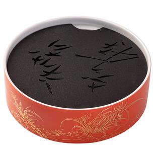 宫墙红手工中式壶承干泡茶台家用功夫茶具蓄水茶盘陶瓷养壶垫茶托