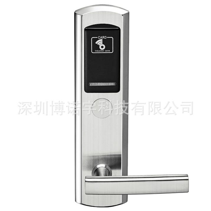 厂家直销办公门锁13.56MHZ公寓IC刷卡锁宾馆电子感应锁