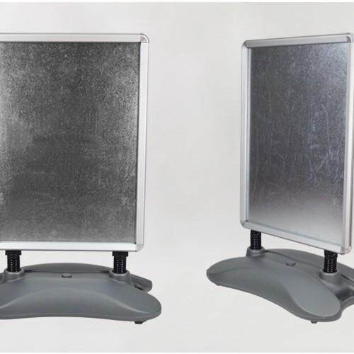 可拖动落地铝合金海报框展示架A1双面注水户外酒店商场注水易拉宝