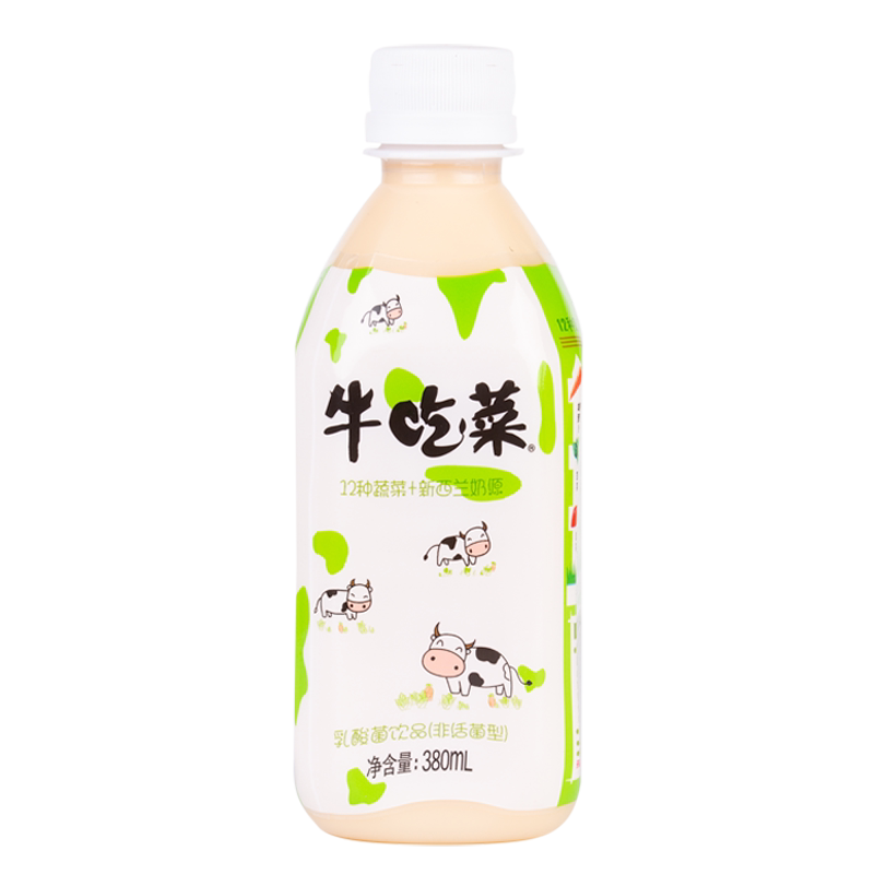 牛吃菜瓶装380ml乳酸菌饮品