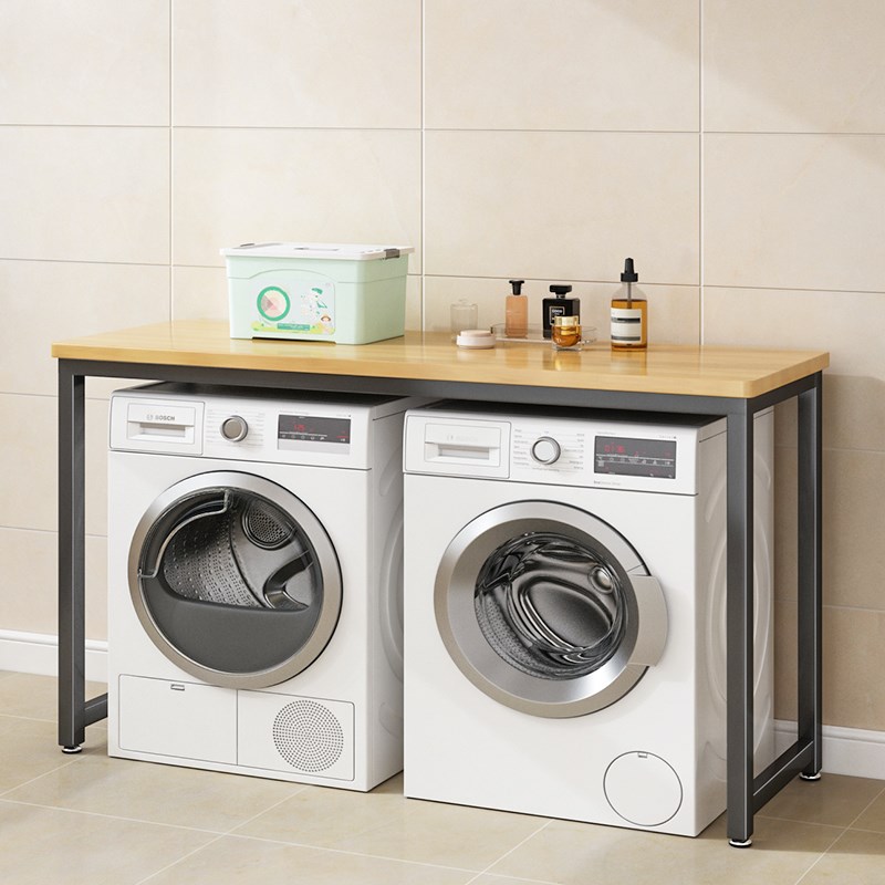 滚筒洗衣机置物架落地浴室阳台收纳烘干机上方储物柜空间利用神器