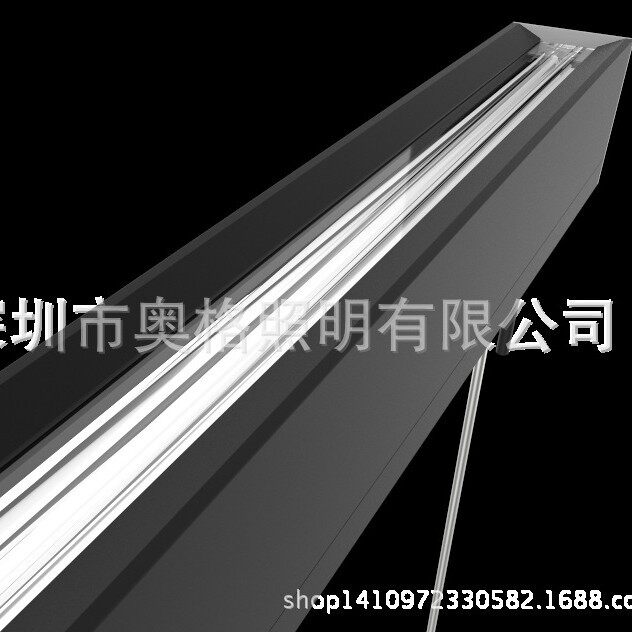 长条线条灯吊灯办公商超照明1.2米40W无缝拼接吸顶吊装两用调光