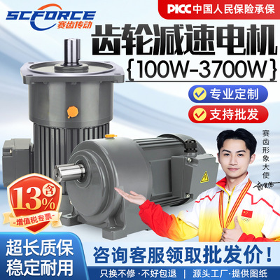 齿轮减速电机三相调速卧立式