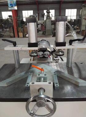 实木拼框门自动钻孔机45度角木销孔双头斜孔钻木工水平打孔钻机