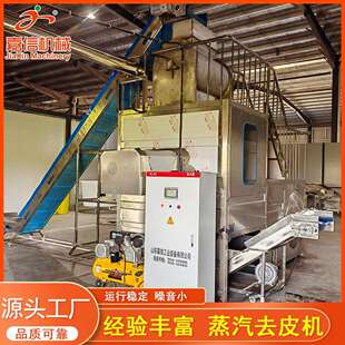 商用大型芋头蒸汽去皮机地瓜土豆蒸汽爆皮机去皮干净果蔬去皮机