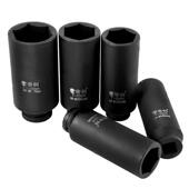 品牌1寸气动200长六角风炮套筒头抗冲击汽车轮胎维修套筒扳手