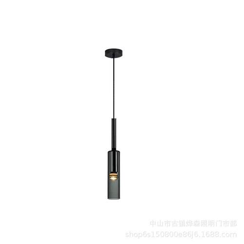 卧室床头吊灯现代简约创意轻奢水晶网红艺术氛围led主卧长线小