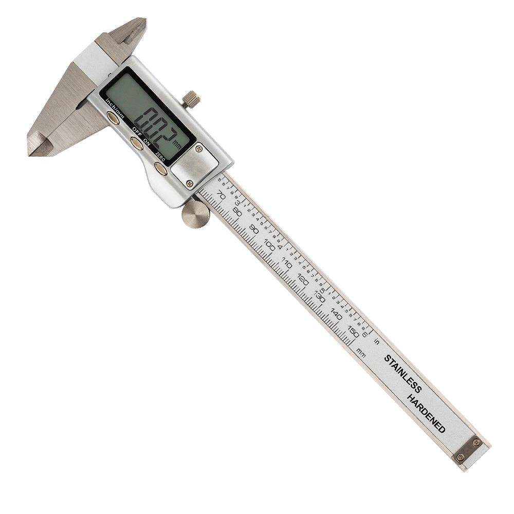现货游标卡尺数显高精度电子不锈钢卡尺0-150mm塑料显示表头