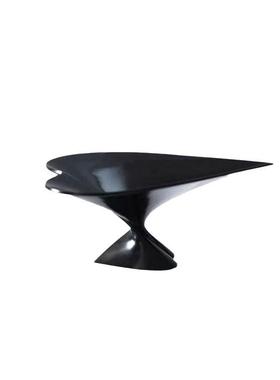 现代艺术爱心水果盘摆件样板房酒店客厅玄关收纳高脚托盘展示架