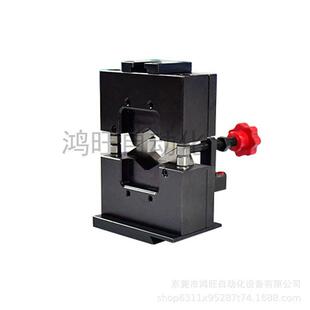 鸿旺全自动铜鼻子四边六边免换模具压接机SC端子铆压机静音端子机